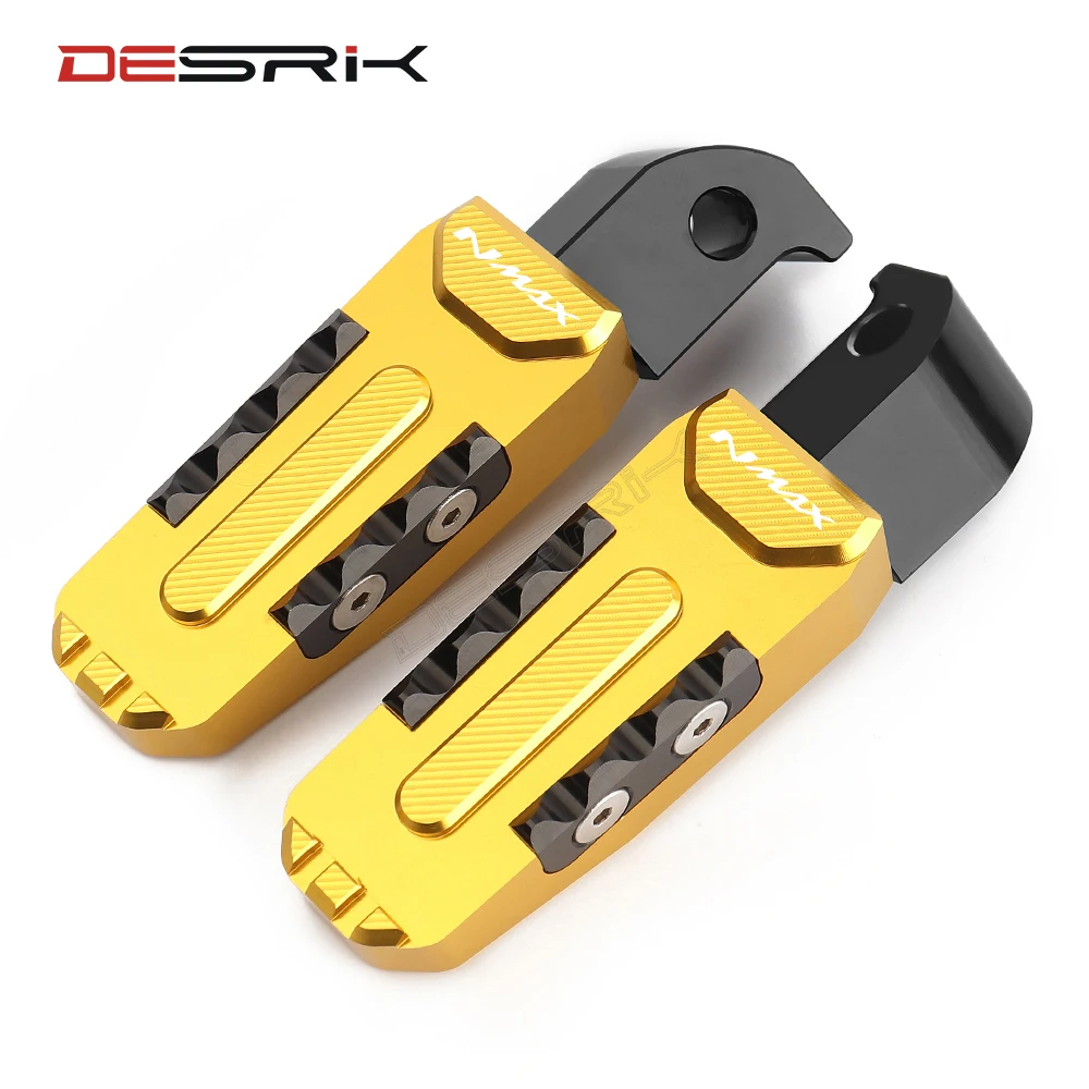 Motorcycle Rear Foot Pegs Rests Passenger Footrests For Yamaha NMAX 155 NMAX155 Nmax 2015 2016 2017 2018 2019 2020 2021