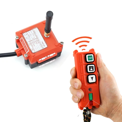 Imagen 2 del producto F21-2S Control remoto Industrial inalámbrico polipasto eléctrico Control remoto bobinado motor interruptores de chorro de arena UHF 868MHZ 3 botones