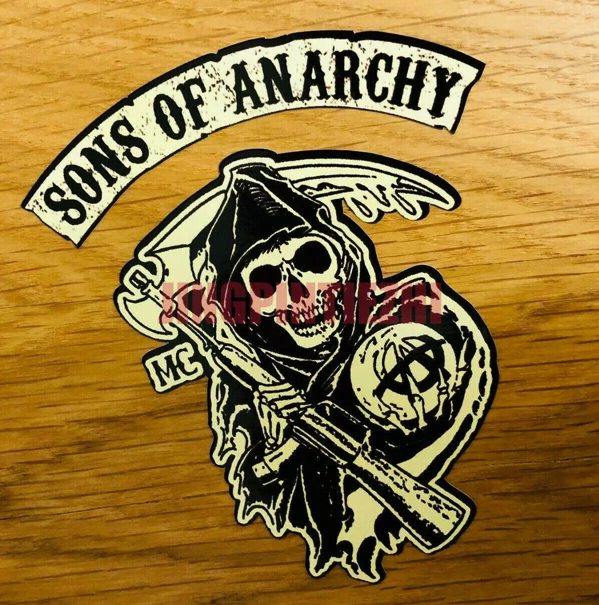 SONS OF ANARCHY Aufkleber Sticker Redwood Biker MC V8 Skull 1% Chopper Mi330 Car Decal Decoration Laptop