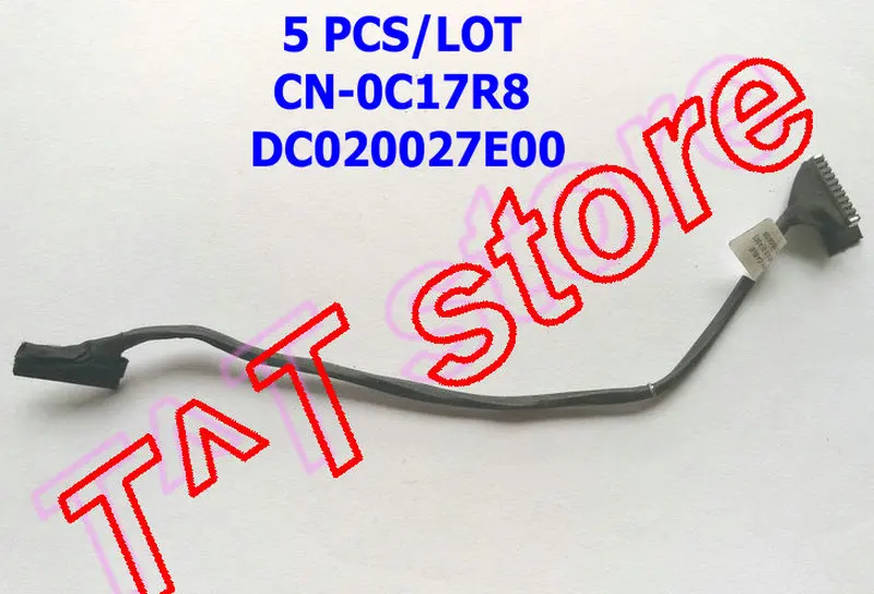 

5 PCS/LOT original for E5470 Battery Cable DC020027E00 0C17R8 C17R8 test good free shipping
