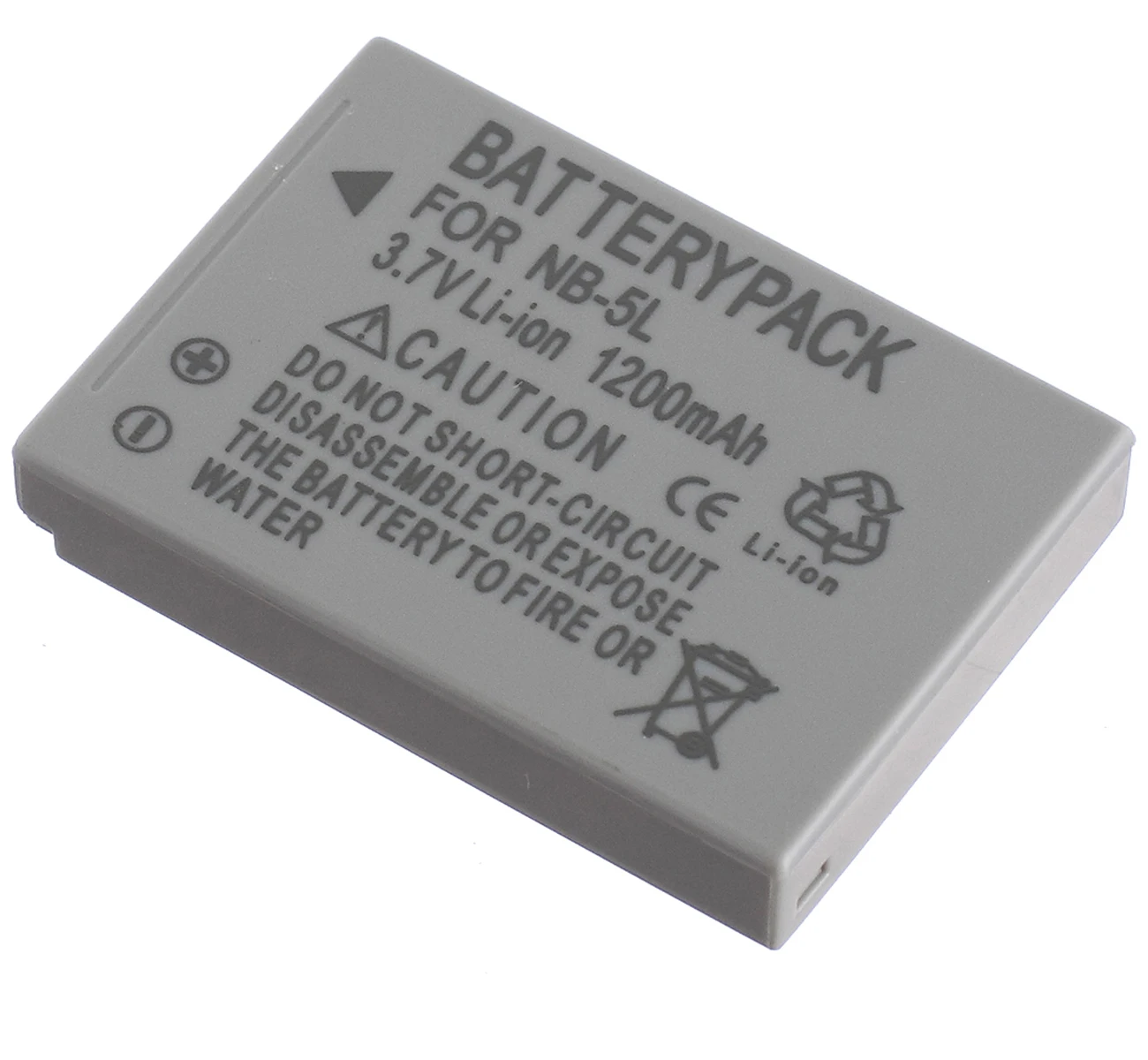 Paquete de batería de NB-5L para cámara Canon Digital IXUS 950, 960, 970, 980, 990 IS, IXUS950IS, IXUS960IS, IXUS970IS, IXUS980IS, IXUS990IS