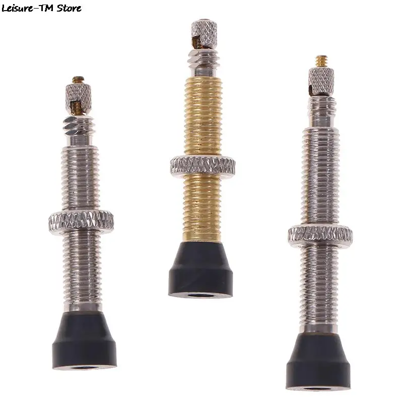 1PC Bicycle Presta Valve For Road MTB Bicycle Tubeless Valve Tires Brass Core Alloy Stem Tubeless Sealant Compatible