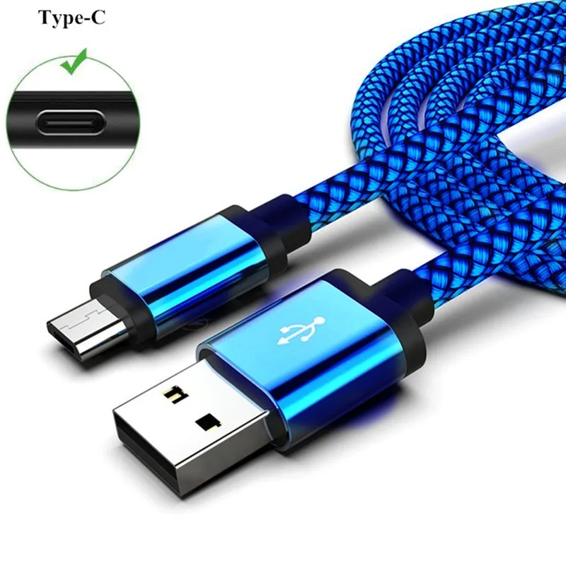 Original USB Fast Charge Cable For Samsung Galaxy S20 S9 S8 Note 9 8 A40 A50 A70 M30s 3M Type C Cable For Xiaomi redmi note 9 9s