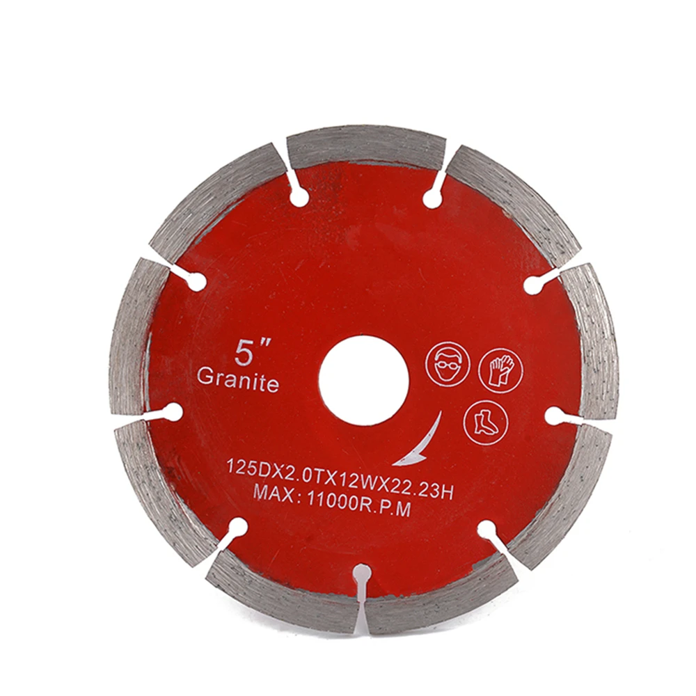 DB30 Factory Price d125mm Diamond Disc Circular Blades 5 Inch Sintered Cutting Disc for Granite Marble Ceramic Concrete 10PCS