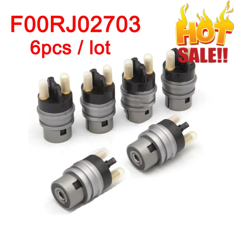 

6PCS F00RJ02703 (F00R J02 703) Common Rail Injector Parts Electromagnetic Solenoid Valve F 00R J02 703 For BOSCH