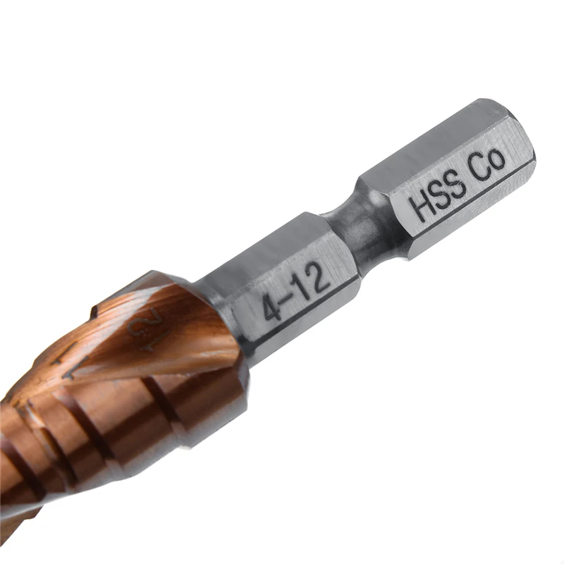 M35 5% Cobalt Step Drill Bit 1/4\