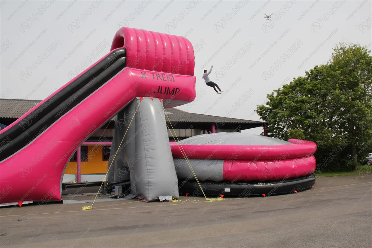 2021 Popular Inflatable Stunt Jump Airbag Inflatable Free Fall Airbag Stunt Jump/Free Fall bike jump air bag Stunt Jump Game