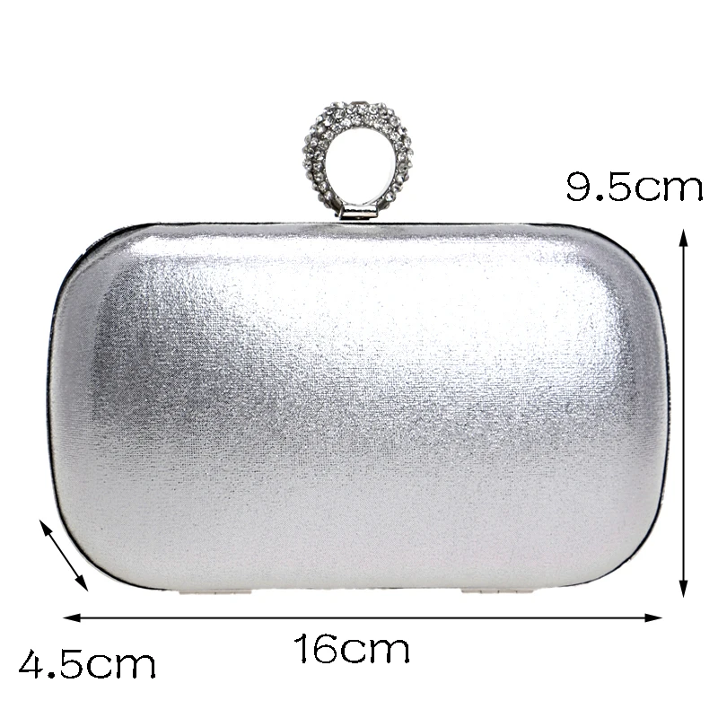 Women Evening Bags Rhinestones Small Day Clutch Shoulder Chain Ball Design Party Wedding Handbags For Female Purse