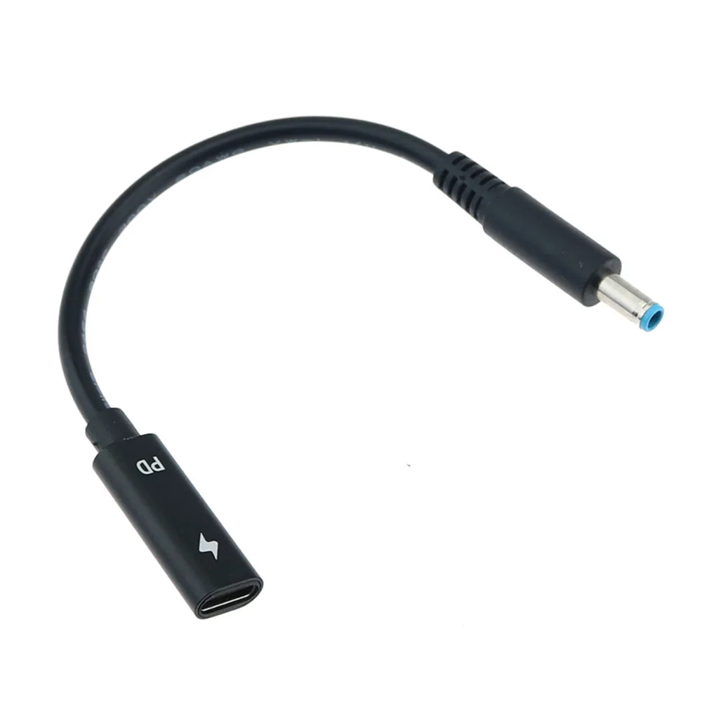 USB 3.1 نوع C أنثى إلى تيار مستمر 7.9*5.0 4.0*1.35 5.5*2.5 2.1 4.8*1.7 ملليمتر ذكر PD شاحن الطاقة محول كابل موصل لينوفو HP