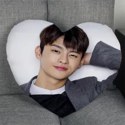 Nuovo arrivo KPOP Seo In Guk Federa Copertura a forma di cuore Cerniera Copertura del cuscino Regalo di nozze Decorare 41x36 cm, 47x42 cm 0824