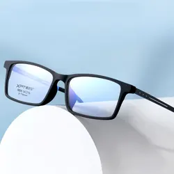 Logorela 9826 Flexibel frame met volledige rand Puur titanium Superlichte tempelpoten Brilmontuur op sterkte Optische bril