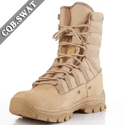 Tactical Desert Ankle Combat Boots Suede Leather Footwear For Men