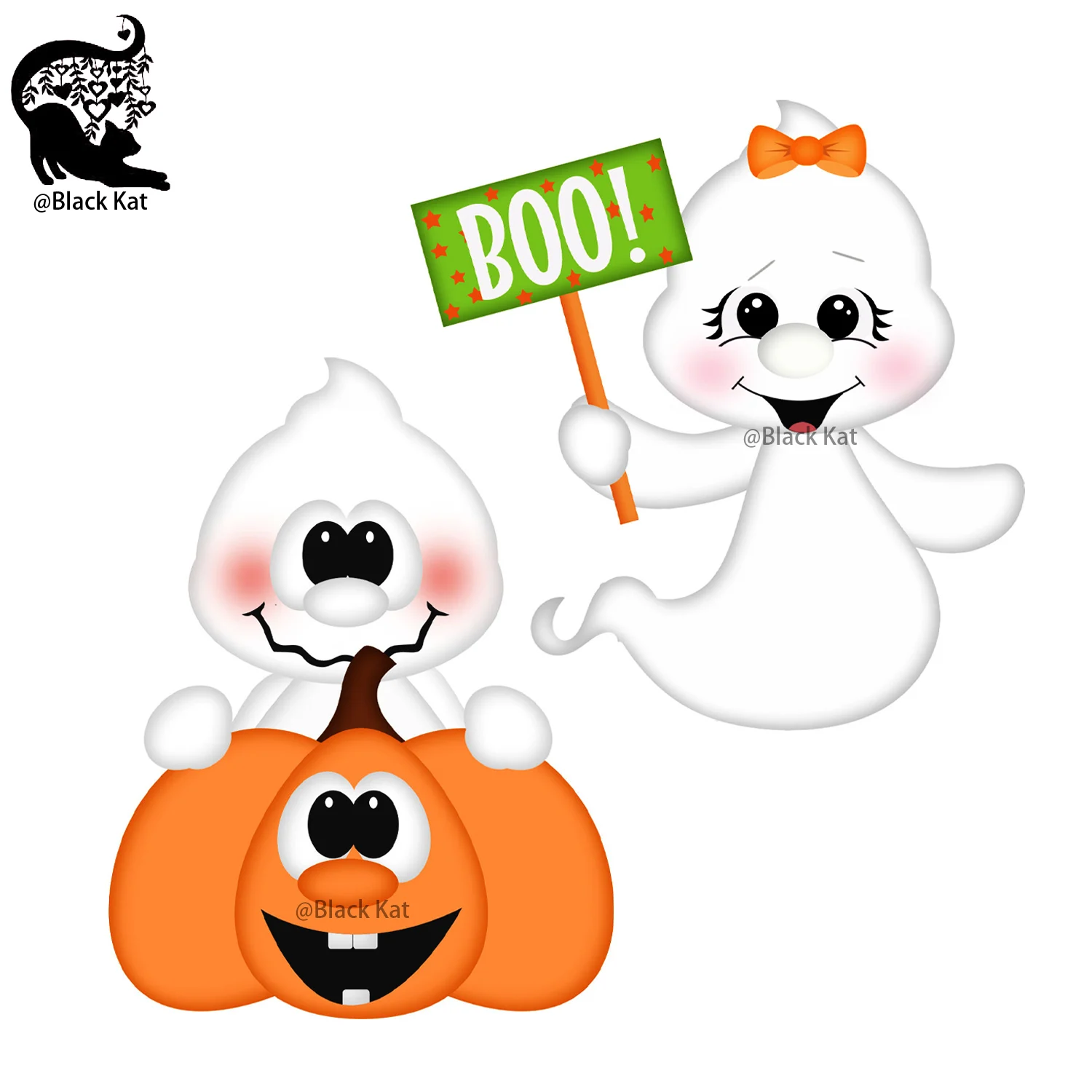 Halloween DIY Scrapbook BOO Pumpkin Ghost Metal Cutting Dies Trick or Treat Kids Dies Gift Card Craft