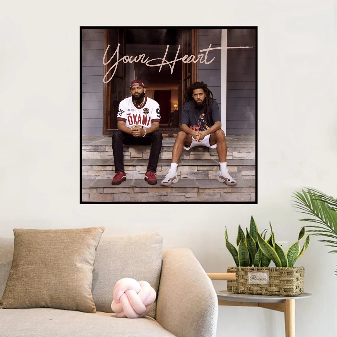 Joyner Lucas J. Cole Your Heart Music Album Poster Canvas Print Home Decoration Wall Painting ( No Frame )