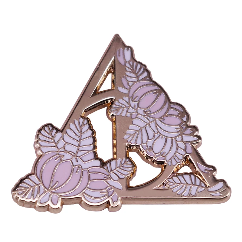 Deathly Hallows Door Wreath Pin