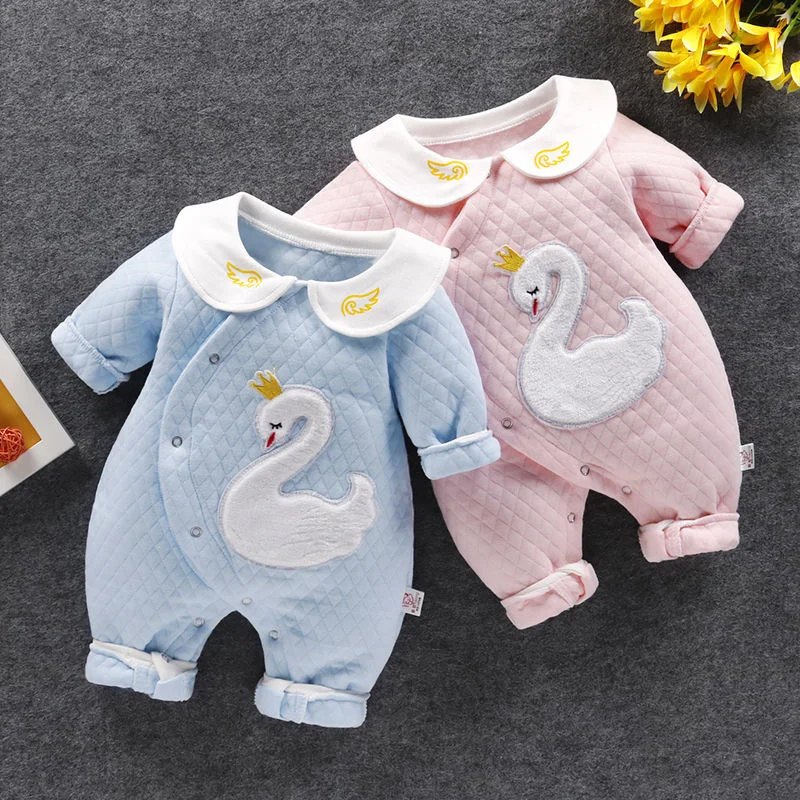 

Cartoon Baby Boys Girls Rompers Newborn Baby Winter Clothes Long Sleeve Clothing Infantis Overalls Costumes Kids Clothes