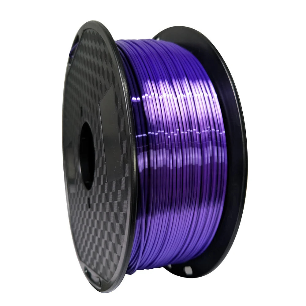 3D PLA 보라색 1.75mm PLA 럭셔리 실키 광택 3D 프린터 필라멘트, 3D 펜 인쇄 재료 같은 느낌, 250g, 500g, 1kg