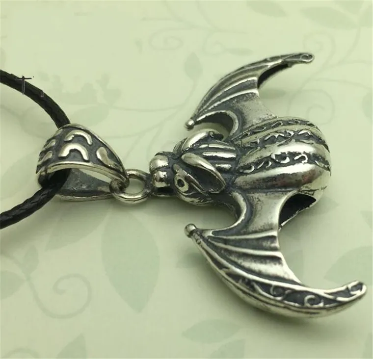 New 925 silver explosion spike retro bat hook claw sets of silver  hook claw pendants