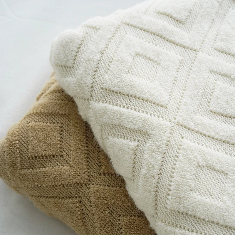 New Home Textile Knitted Blanket Home Throws For Sofa Cover Decor Bedspread For Bed Sleep Blanket 127*230cm
