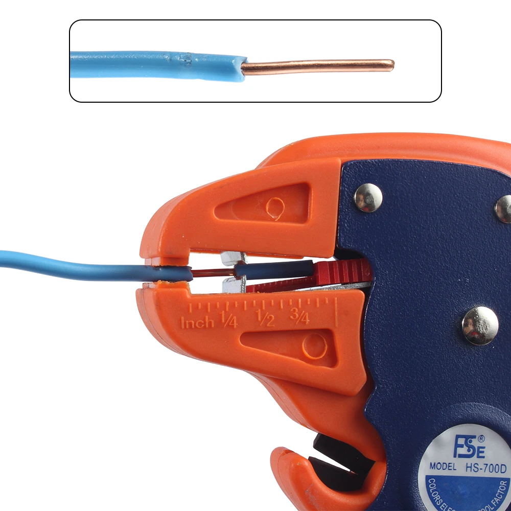 HS-700D Self-Adjusting insulation Wire Stripper automatic wire strippers stripping range 0.25-2.5mm2 With High Quality TOOL