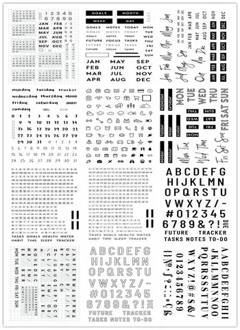 CLEAR STAMPdate number DIY Scrapbook Card album paper craft silicon rubber roller transparent stamps 1215