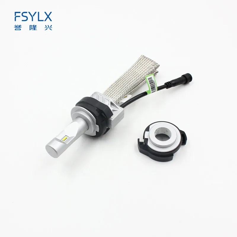 FSYLX H7 xenon HID LED headlight Bulb Holder H7 Adapter for Renault Megane 4 H7 Car LED HID holder adapter clip for Alfa Romeo