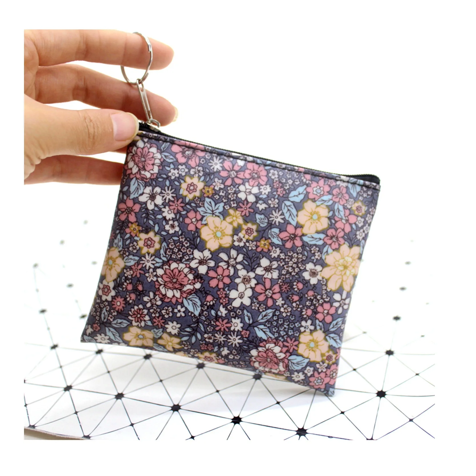 

Vintage Coin Purses Women Floral Zipper Zero Wallet Ladies Clutch Change Purse Female Mini Money Bag Girls Carteira Coin Pouch