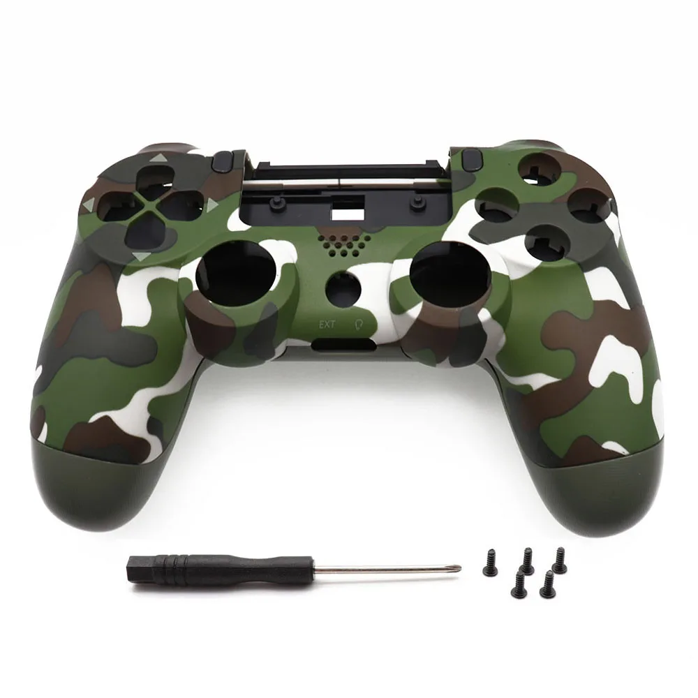 Vorne Hinten Gehäuse Shell Fall Für PS4 JDM-050 JDM-055 JDS 055 JDS 050 Controller Mit R1 L1 Schlüssel Halter Unterstützung innere Rahmen
