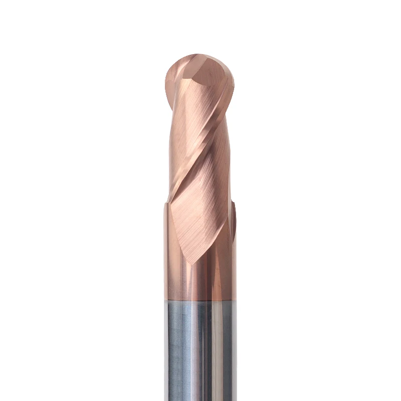 55 ° 2 Blade Tungsten Steel Ball Cutter Carbide Milling Cutter CNC Numerical Control Tool R0.5-R6 Ball Type Ball End Mill