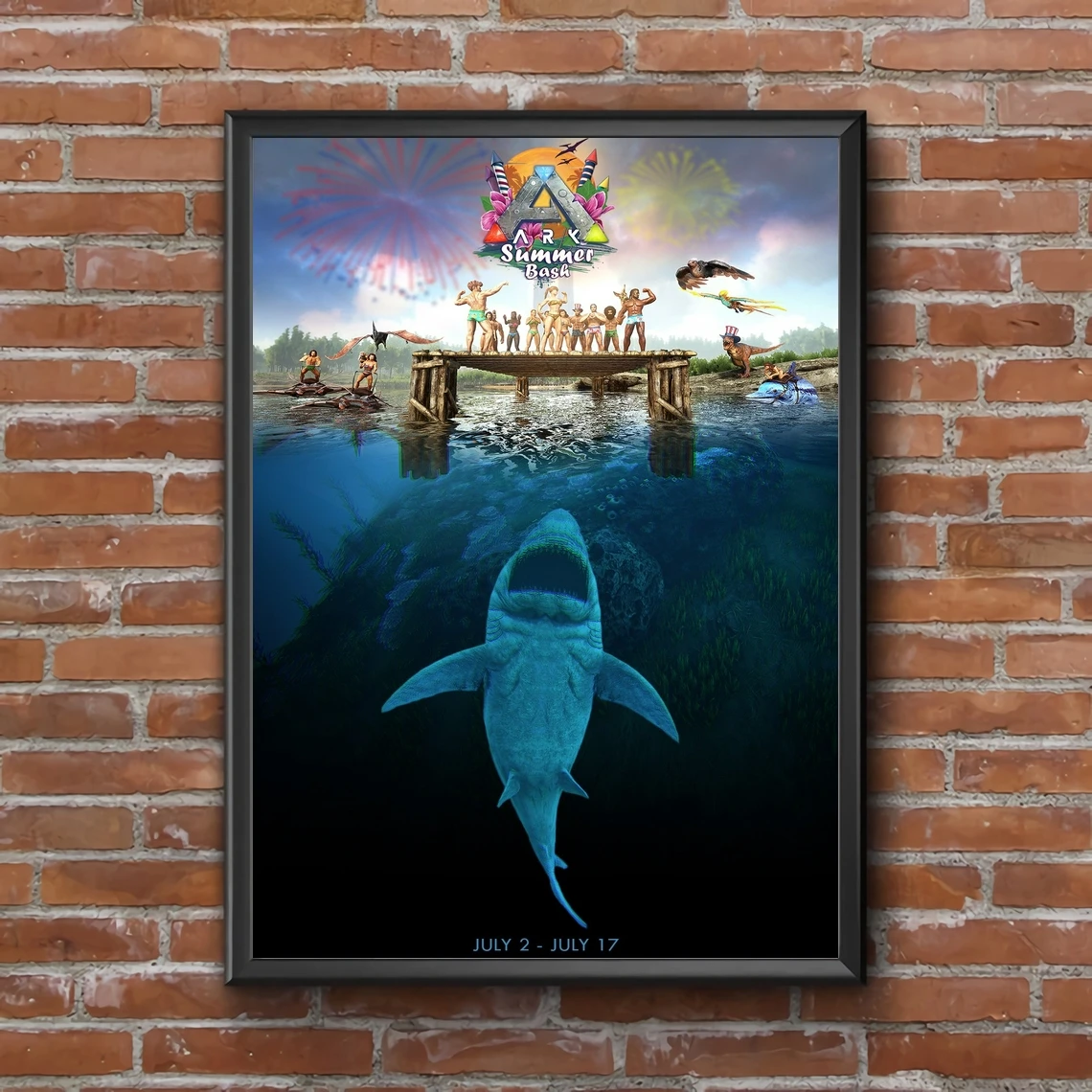 ARK Survival Evolved Game Poster Home Wall Painting Decoration (No Frame)