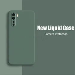 For Xiaomi Mi Note 10 Lite Case Liquid Silicone Matte Soft Camera Protection Cover For Xiaomi Mi 10 Lite Global Mi10 Phone Cases