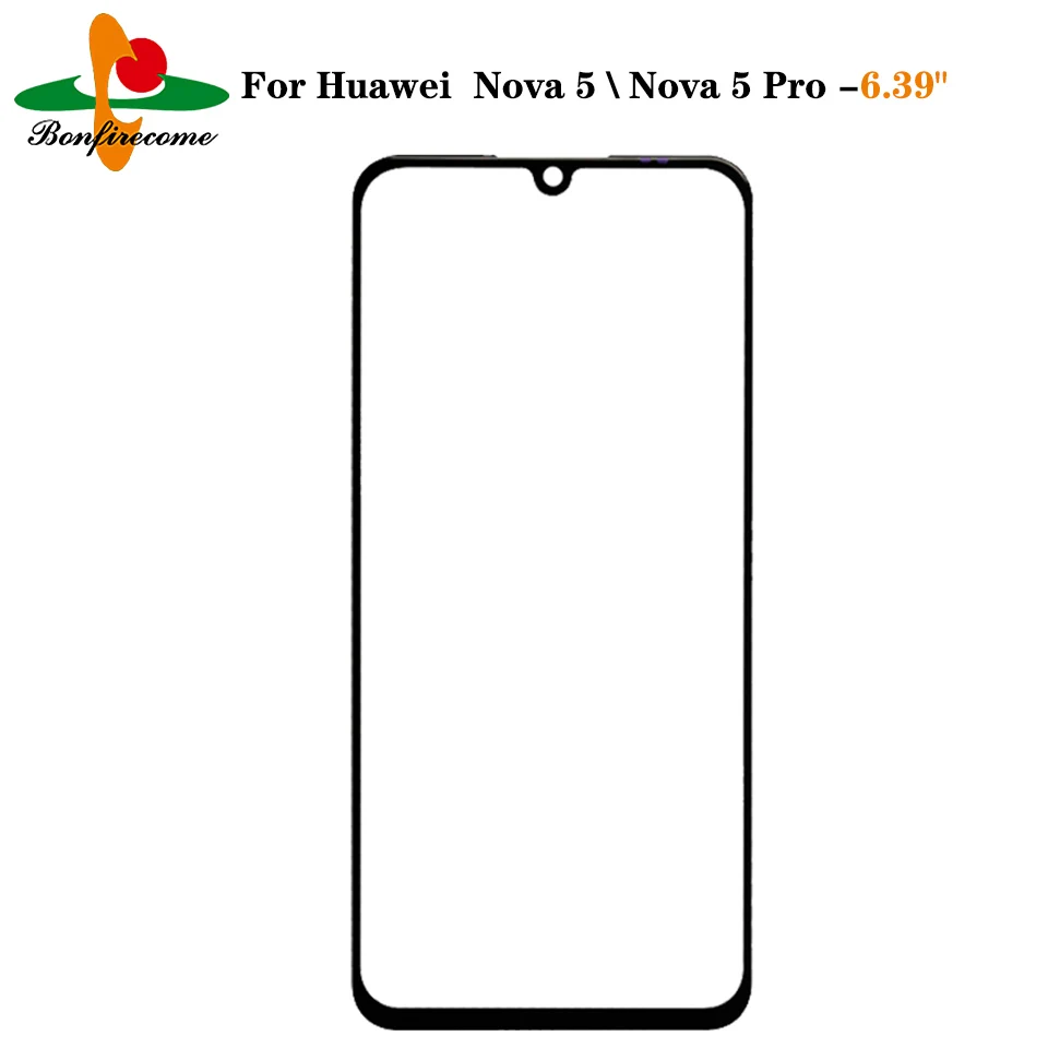 Outer Screen For Huawei Nova 5 \ Nova 5 Pro 5Pro SEA-AL10 SEA-TL10 Front Touch screen Panel LCD Display outer Glass Cover Lens