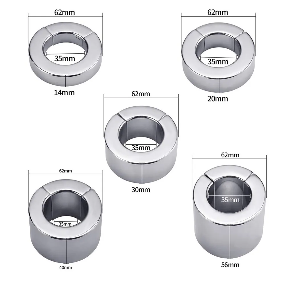 Penis Rings for Men Tail Ring Enhancer Chastity Delay Ejaculation Lock Traning Metal Magnetic Ball Stretcher Scrotum Pendant