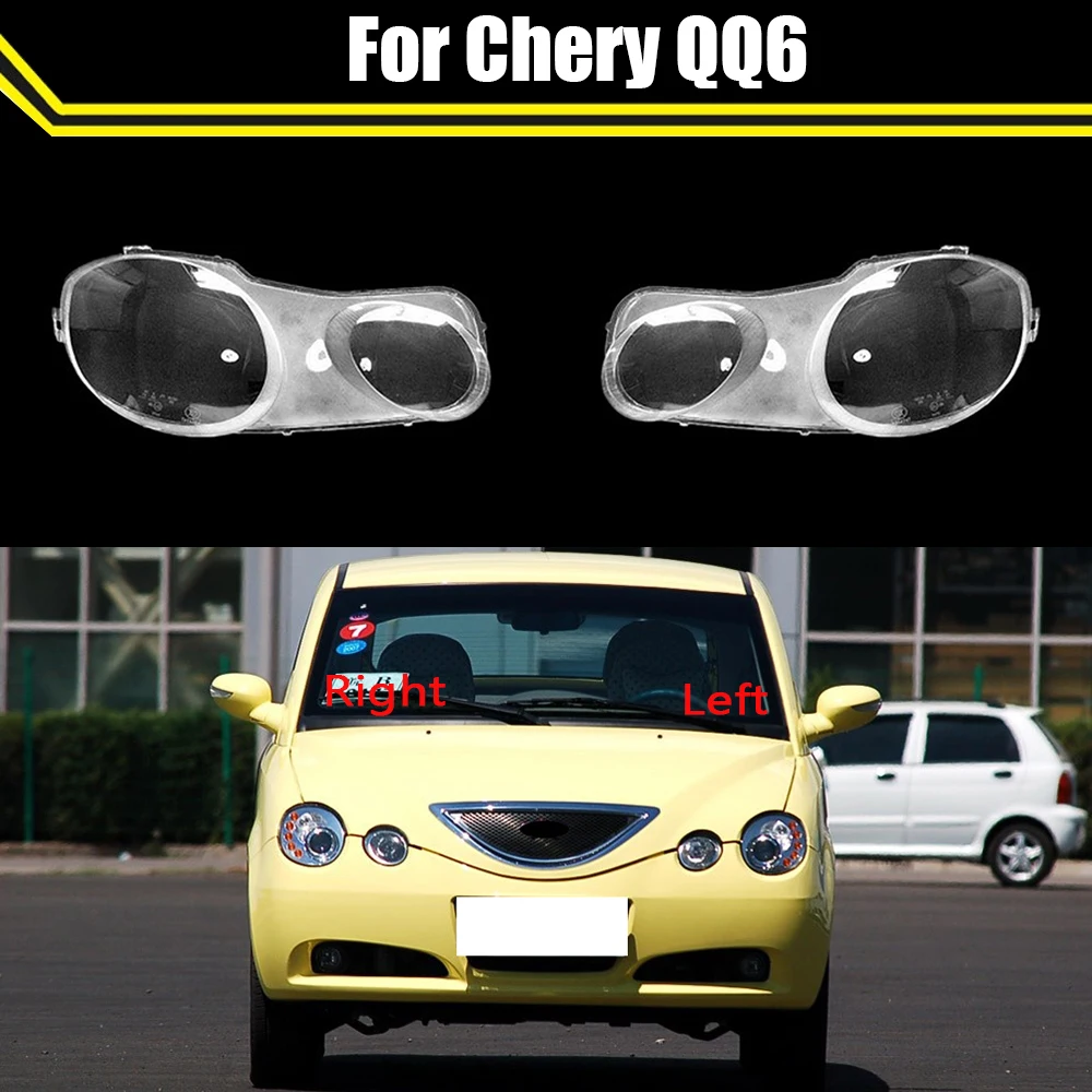 

Car Replacement Headlight Lens Clear Auto Shell Headlamp Transparent Lampshade Head Light Lamp Cover Lampcover For Chery QQ6