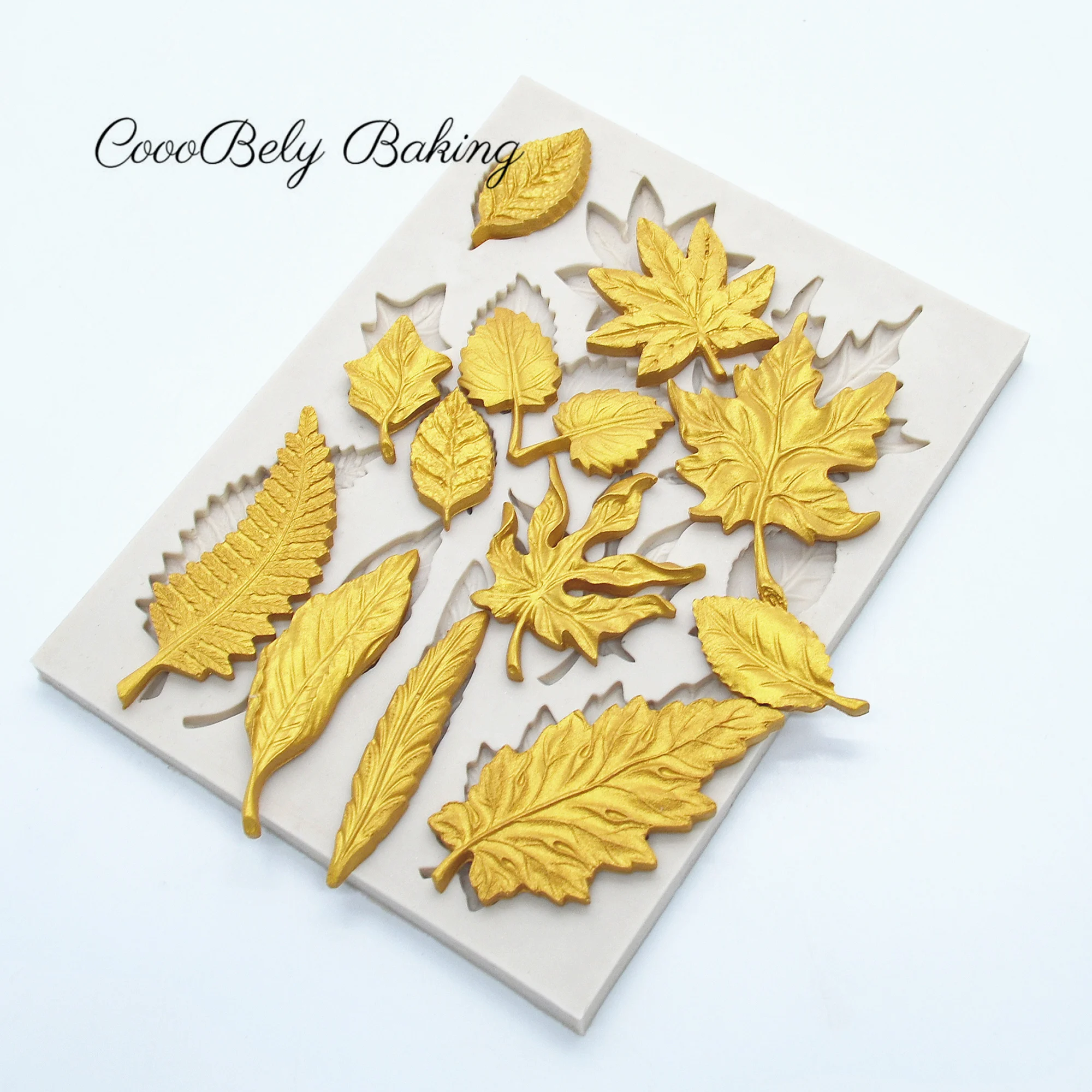 Flowers Silicone Molds For Baking Cake Decorating Tools Leaf Fondant Chocolate Candy Gumpaste Mold Kitchen Tools XK005