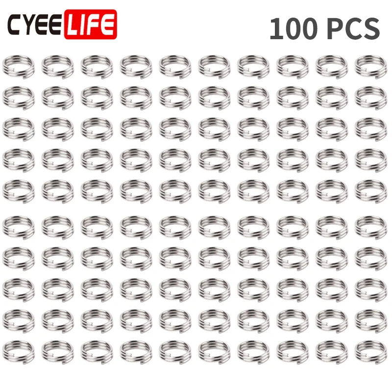 CyeeLife  100pcs Professional Dart Shaft Steel O Ring For Nylon Darts Shafts Dart Accessories For Dartboard Games