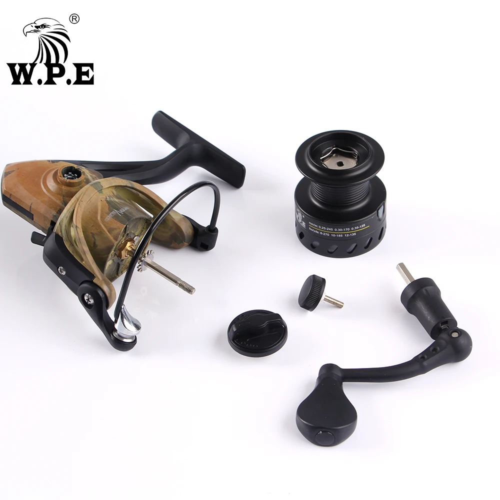 W.P.E. Camou Spinn 2000 – Carrete spinning alta velocidad 9+1 rodamientos - imagen 4