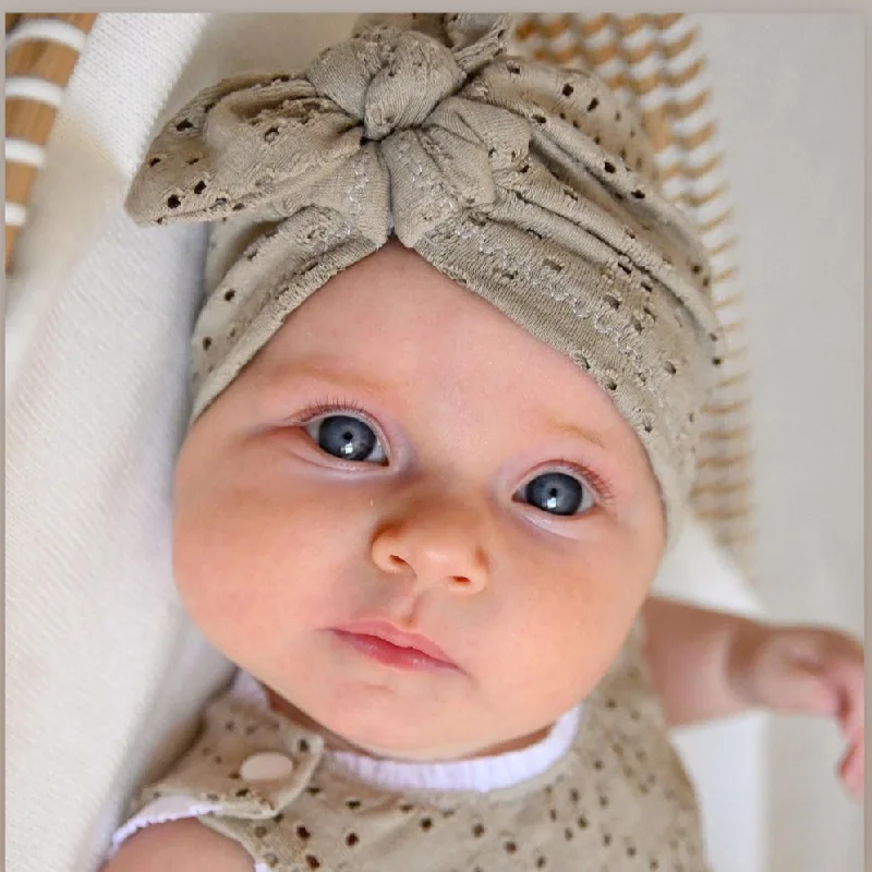 

Children Solid Baby Hat Kids Cap Newborn Girl Turban Infant Props