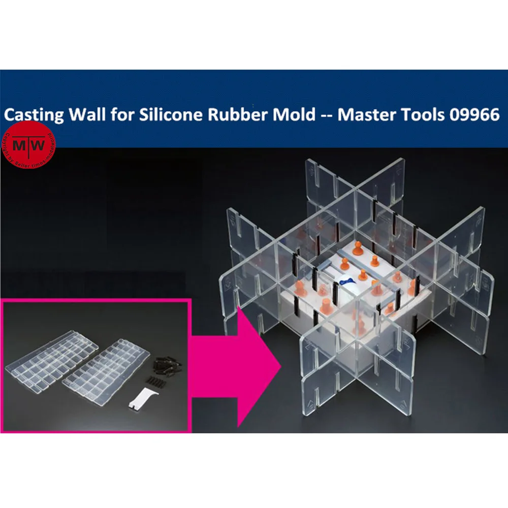 

Trumpeter Master Tools 09966 Casting Wall for Silicone Rubber Mold Kit Model Accessories