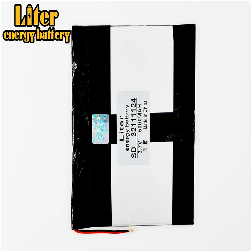 リチウムポリマー充電池 32111124 3.7 V 35110120 5000 MAH タブレット pc の一般的なバッテリー、 3262111*2 完璧な品質の lar