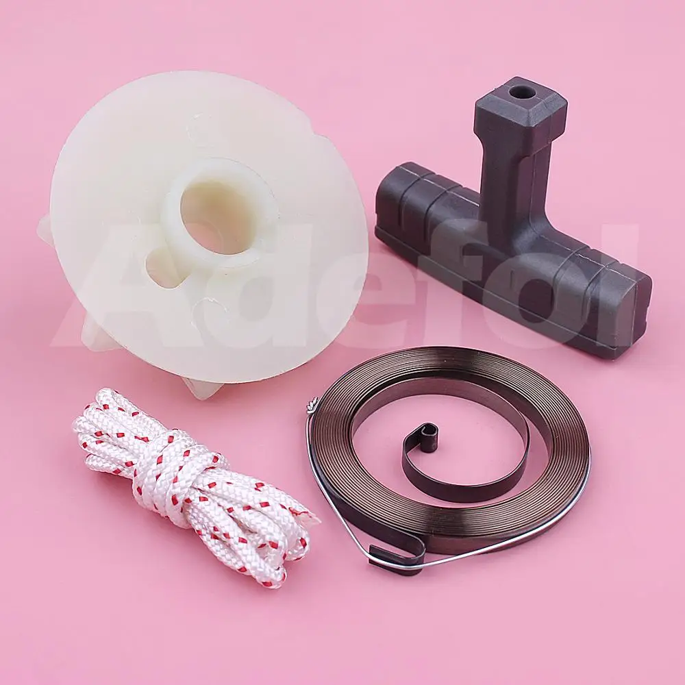Imagem -03 - Starter Primavera Polia Handle Rope Kit Parceiro 350 351 Mcculloch Mac Cat 335 338 435 440 Motosserra Gasolina 530037817 545008015