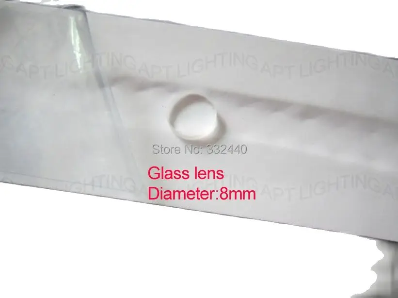 High quality 808nm laser diode focus glass lens/ Collimating lens / Diameter 8mm