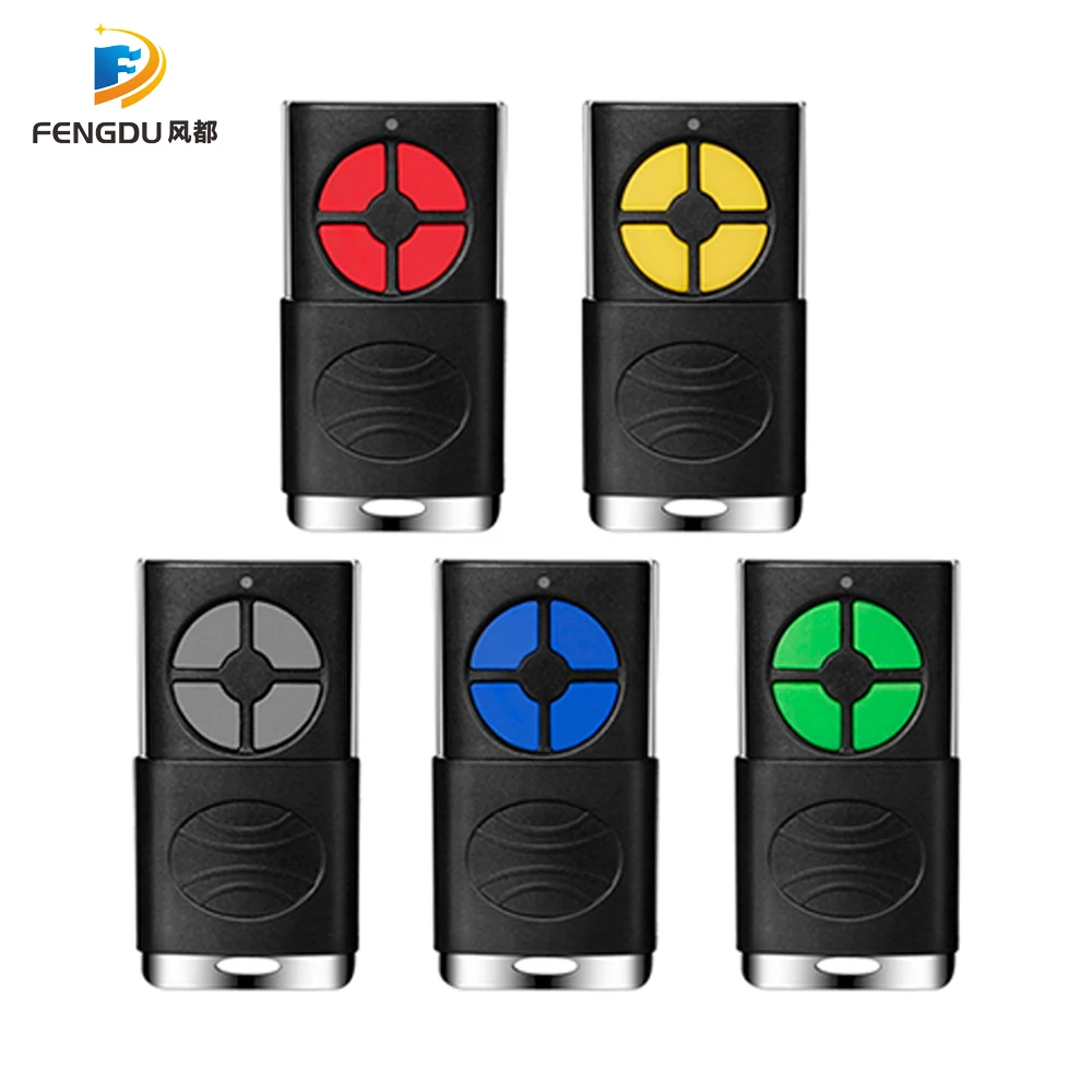 2 in 1 garage door remote control 433MHZ opener Cloning 4 key Auto Car Rolling Code gate 433 remote control duplicator