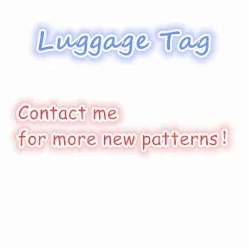 New Pattern Luggage Tag Travel Accessories Portable Fashion Cartoon  ID Address Baggage Labels Suitcase Boarding Tags