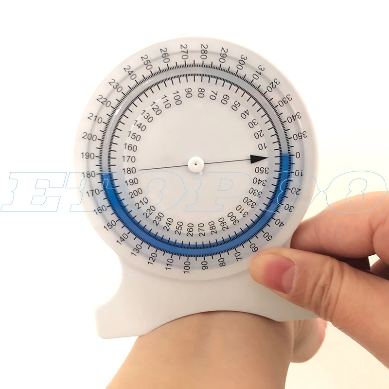 Bubble Inclinometer for Physical Therapy PT Inclinometer for Range of Motion (ROM) Measurements for Students and