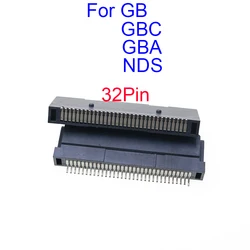 1PCS For GBA NDS Slot 32Pin Game Cartridge Card Slot Connector Adapter Reader For GB Color For GBC GB NDSL Console