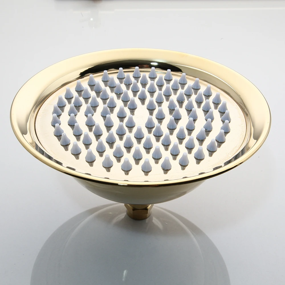 Imagem -05 - Zappo Ouro Torneiras da Banheira Latão Chuvas Ouro Banheiro Chuveiro Torneira Misturadora Wall Mounted Barra Deslizante Tubo de Chuveiro