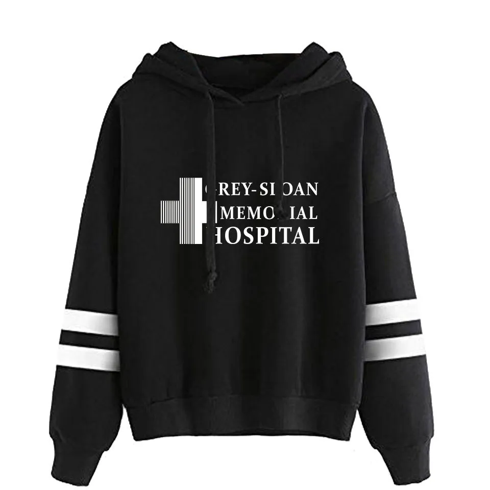 

Grey Sloan Memorial Hospital Hoodie Meredith Grey Derek Shepherd Grey's Sweatshirts Grey's Anatomy Pullover Hoodies Casual Coats