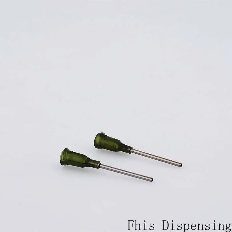 Punte smussate da 1 pollice 14G PP Luer Lock Hub lunghezza tubi precisione S.S erogazione aghi confezione da 30