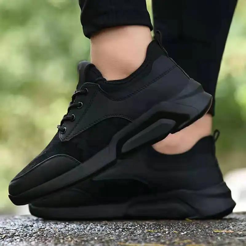 2021 New Spring and Autumn Fashion Leisure Sports Running Shoes Young Men's Student Travel Shoes Black Men's and Women's Sports